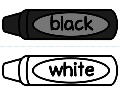 black & white clipart images|what color is black.